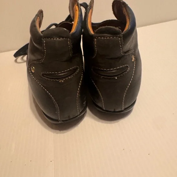 PIKOLINOS Black Leather Boots with Gold Accents - Picture 3 of 7